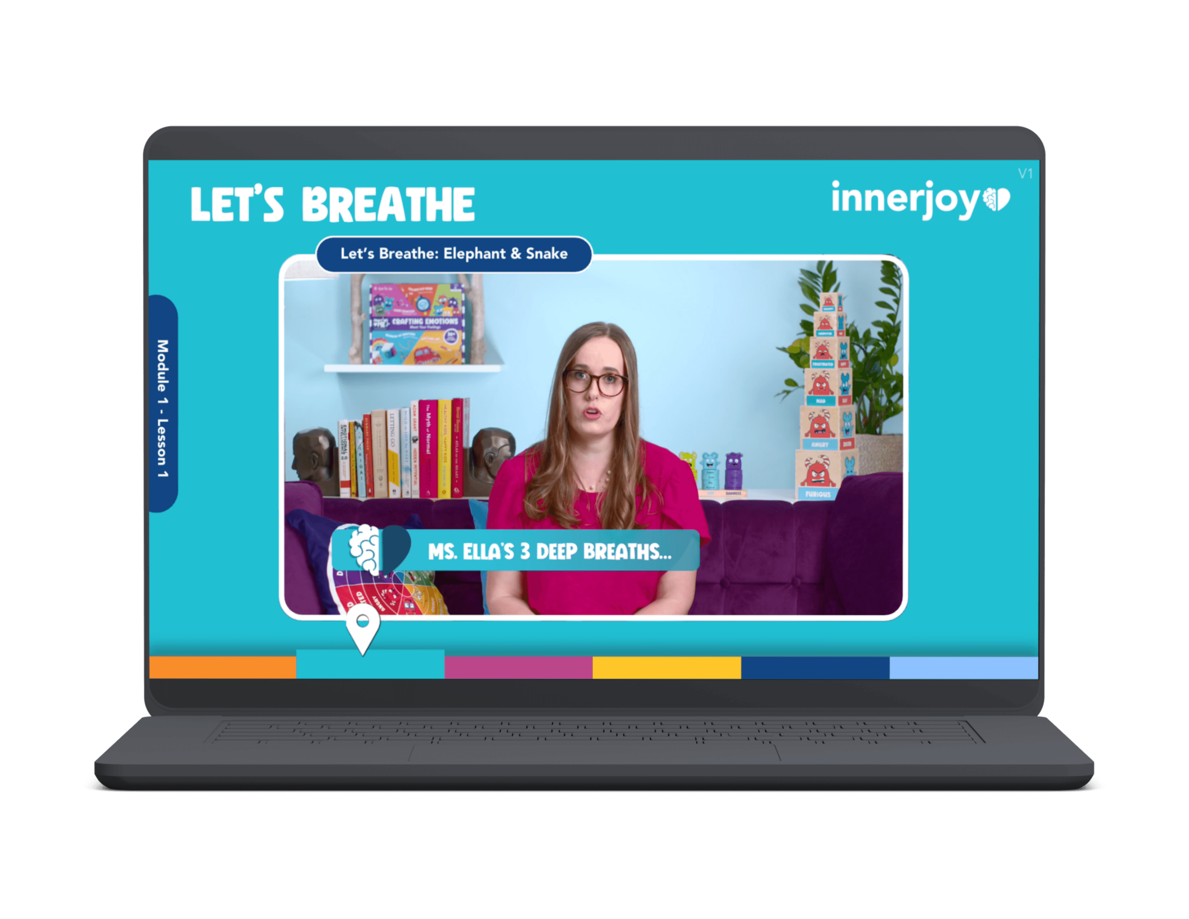 InnerJoy Platform on Laptop