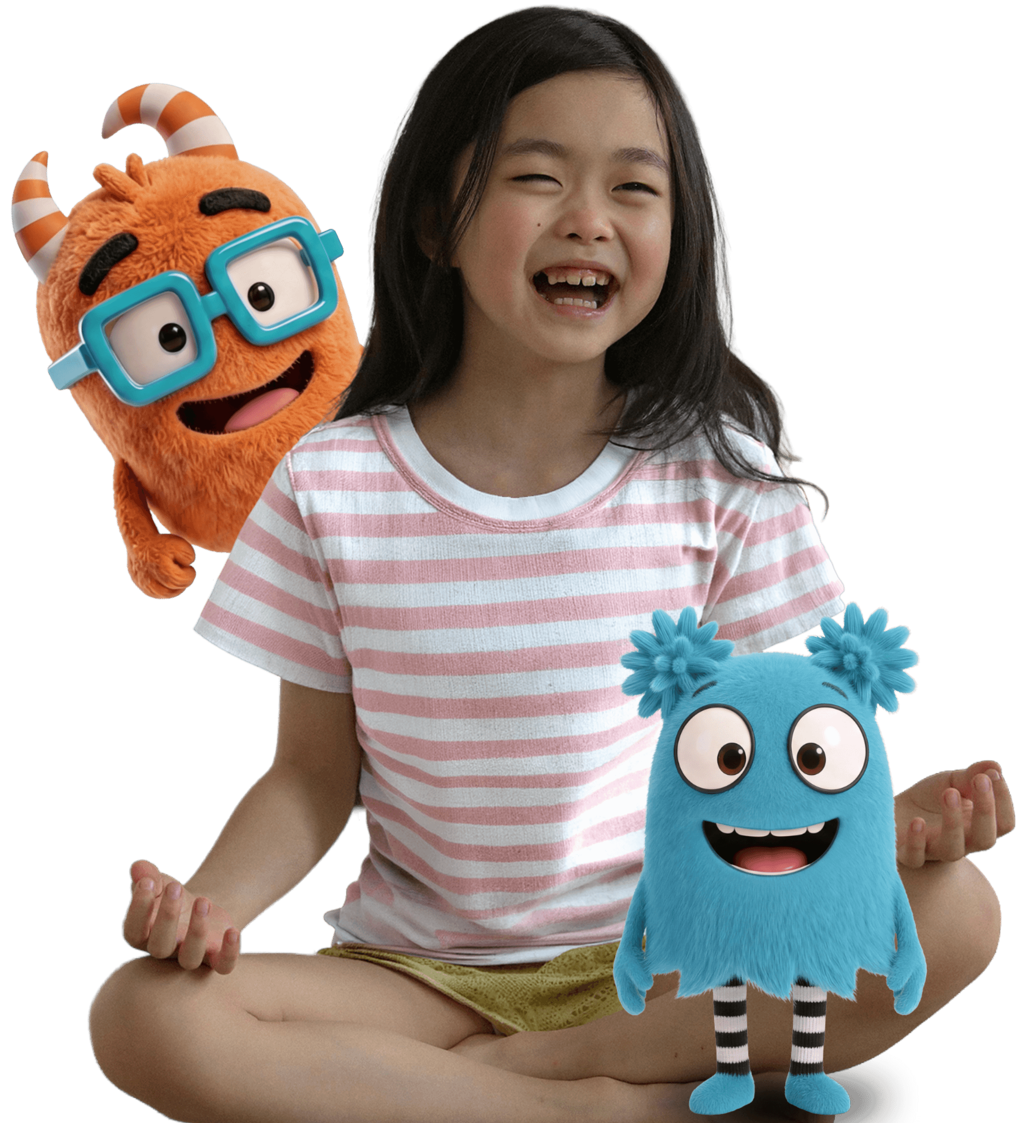 A student with InnerJoy learning characters